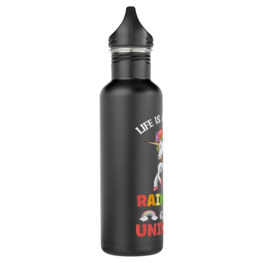 Unicorn Einhorn Edelstahlflasche (Links)