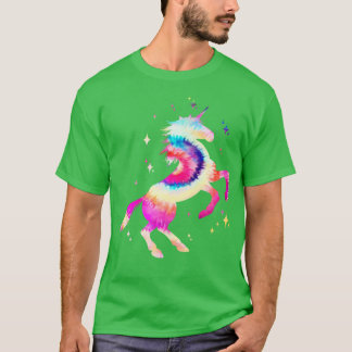 Unicorn Einhorn farbig T-Shirt