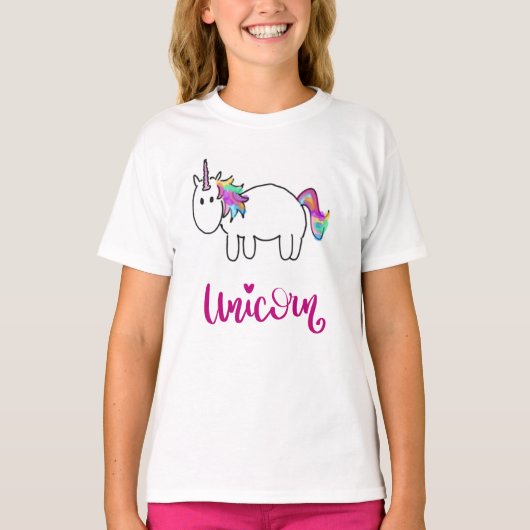 Unicorn Einhorn Shirt (Vorderseite)