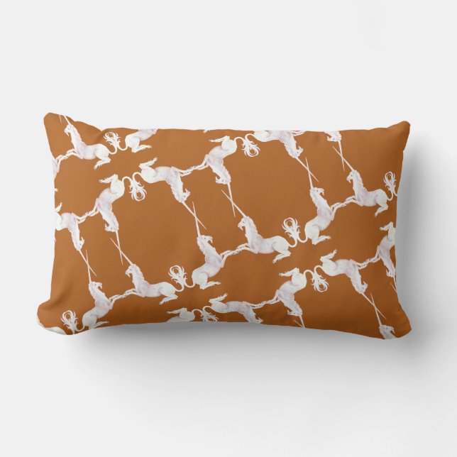 Unicorn – Einhorn – Unicorns – Einhörner Lendenkissen (Vorderseite)