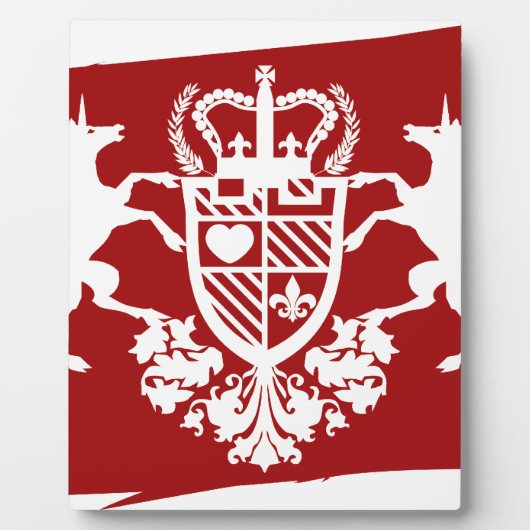 Unicorn_Emblem Fotoplatte (Vorderseite)