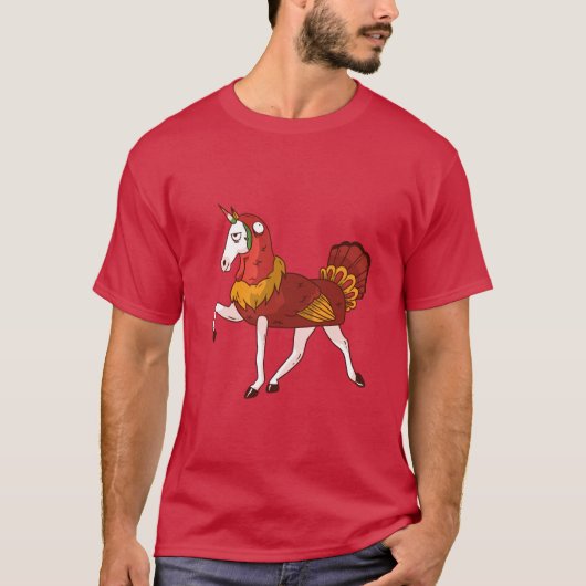 Unicorn-Erntedank T-Shirt (Vorderseite)