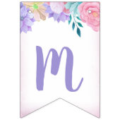 Unicorn Face Birthday Banner Personalisiert (Dritte Fahne)