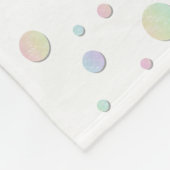 Unicorn Face Blanket Fleecedecke (Ecke)