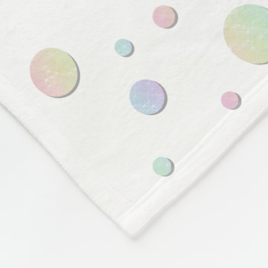 Unicorn Face Blanket Fleecedecke (Ecke)