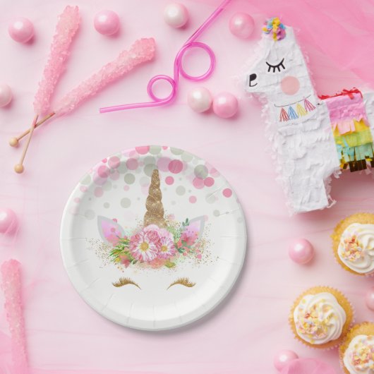 Unicorn Face Confetti Bubbles Unicorn Paper Teller (Party)