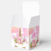 Unicorn Face Favor Bag Geschenkschachtel (Geöffnet)