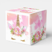 Unicorn Face Favor Bag Geschenkschachtel (Rückseite)