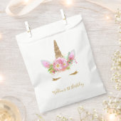 Unicorn Face Favor Bag Geschenktütchen (Ausgeschnitten)