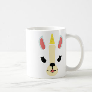 Unicorn Face Funny Angry Niedlich Halloween Kostüm Kaffeetasse