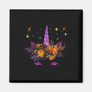 Unicorn Face Halloween Kostüm Erntedank Fall W Magnet