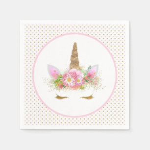 Unicorn Face Paper Napkins Serviette