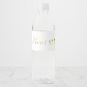 Unicorn-Face-Water-Flasche Lable Wasserflaschenetikett (Vorderseite)