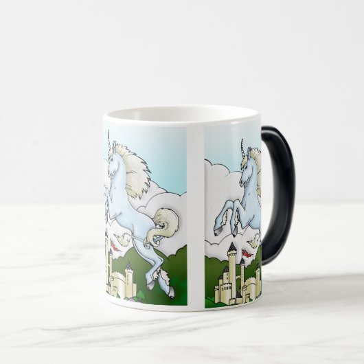 Unicorn & Fairy Castle Tasse (VorderseiteRechts)