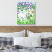 Unicorn Fairy Leinwand (Insitu (Schlafzimmer))