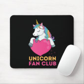 Unicorn Fan Club Mousepad (Mit Mouse)