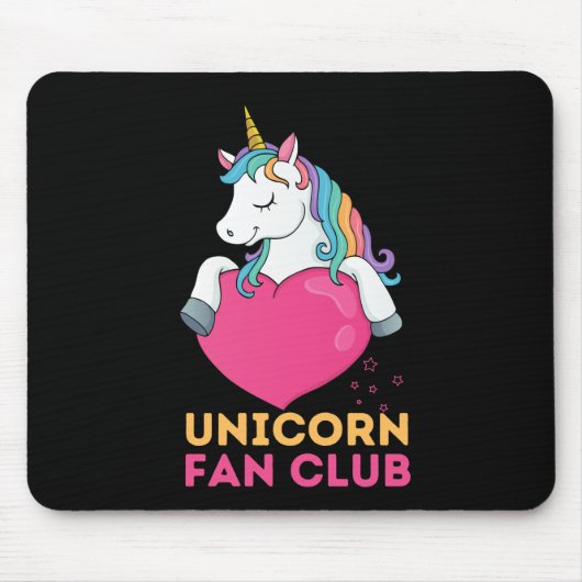 Unicorn Fan Club Mousepad (Vorne)