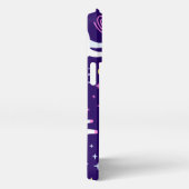 Unicorn Fan Club Muster iPhone Hülle (Rechte Seite)