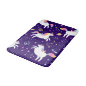 Unicorn Fan Club Muster Niedlich Badematte (Schrägansicht)