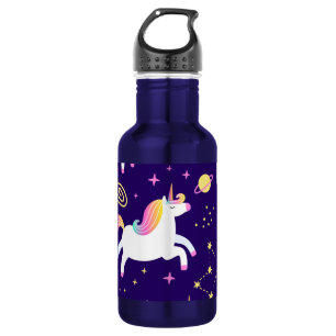 Unicorn Fan Club Muster Niedlich Edelstahlflasche