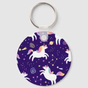 Unicorn Fan Club Muster Schlüsselanhänger
