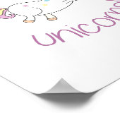 Unicorn Fan Poster (Ecke)