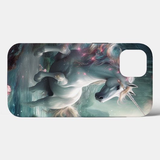 Unicorn Fantasy Art Case-Mate iPhone Hülle (Rückseite (Horizontal))