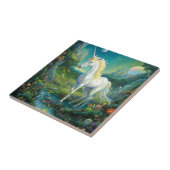 Unicorn Fantasy Art Fliese (Seite)