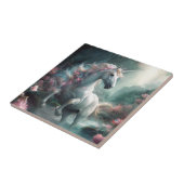 Unicorn Fantasy Art Fliese (Seite)