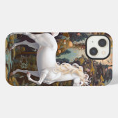 Unicorn Fantasy Art iPhone Hülle (Rückseite (Horizontal))