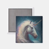 Unicorn Fantasy Art Magnet (Vorderseite/Rückseite)
