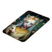 Unicorn Fantasy Art Magnet (Linke Seite)