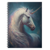 Unicorn Fantasy Art Notebook Notizblock (Vorderseite)
