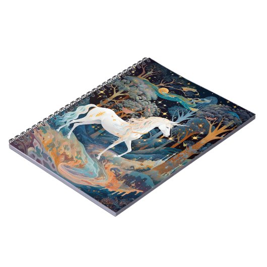 Unicorn Fantasy Art Notizblock (Linke Seite)
