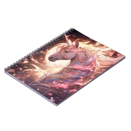 Unicorn Fantasy Art Notizblock (Linke Seite)