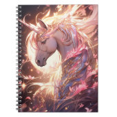 Unicorn Fantasy Art Notizblock (Vorderseite)