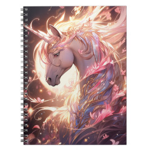 Unicorn Fantasy Art Notizblock