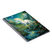 Unicorn Fantasy Art Notizblock (Rechte Seite)