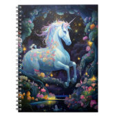 Unicorn Fantasy Art Notizblock (Vorderseite)