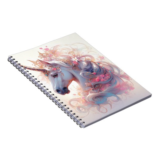 Unicorn Fantasy Art Notizblock (Rechte Seite)