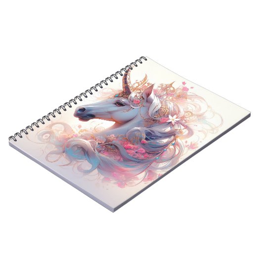 Unicorn Fantasy Art Notizblock (Linke Seite)