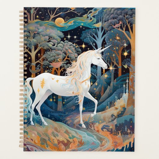 Unicorn Fantasy Art Planer (Vorderseite)