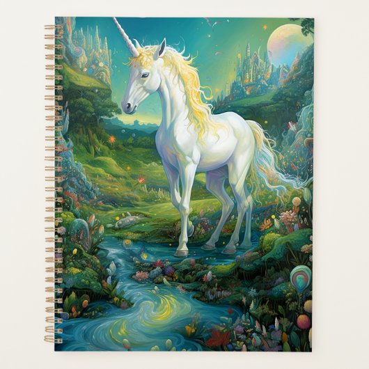 Unicorn Fantasy Art Planer (Vorderseite)