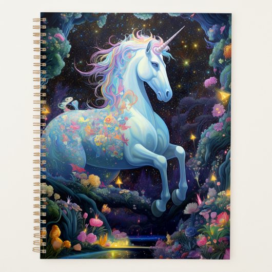 Unicorn Fantasy Art Planer (Vorderseite)