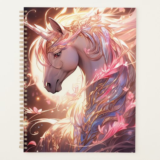 Unicorn Fantasy Art Planer (Vorderseite)
