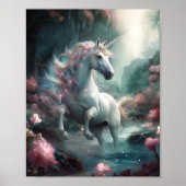Unicorn Fantasy Art Poster (Vorne)
