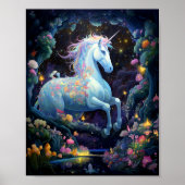 Unicorn Fantasy Art Poster (Vorne)