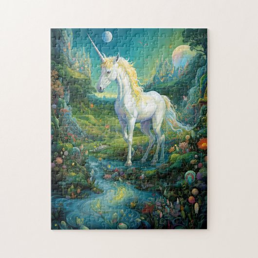 Unicorn Fantasy Art Puzzle (Vertikal)