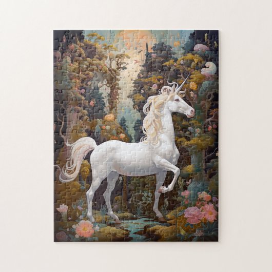 Unicorn Fantasy Art Puzzle (Vertikal)
