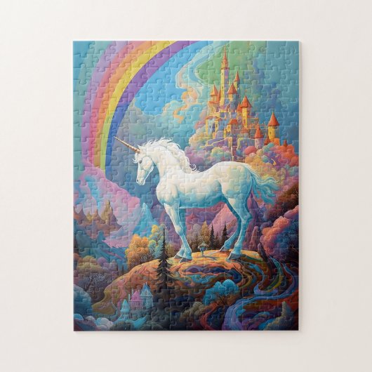 Unicorn Fantasy Art Puzzle (Vertikal)